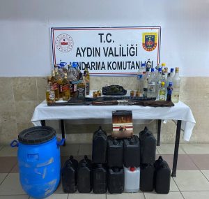 Nazilli’de Kaçak Alkol İmalatı Operasyonu