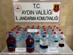 Germencik’te Sahte Alkol İmalatına Operasyon