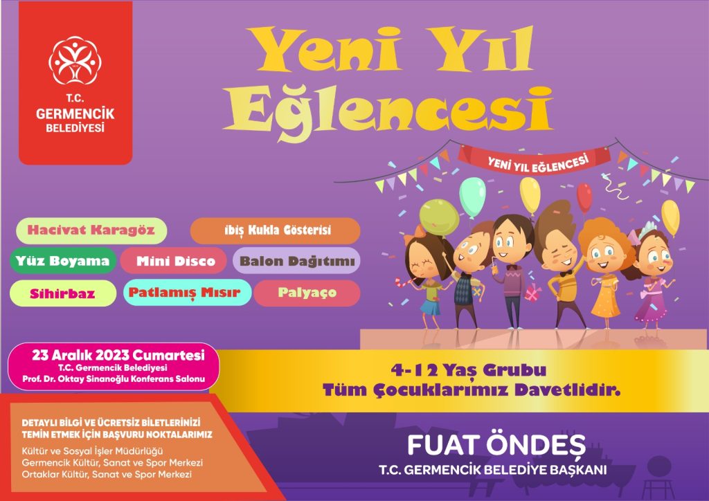 Germencik’te Çocuklara Özel Yeni Yıl Eğlencesi