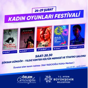 Aydın’da Kadın Oyunları Festivali Başlıyor