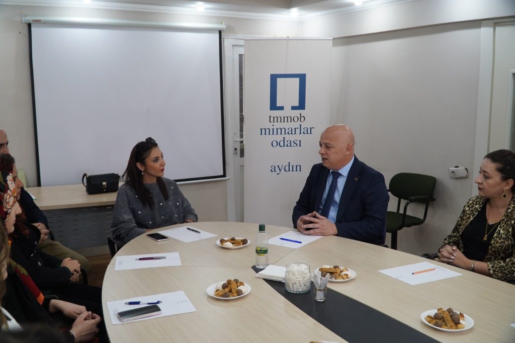 Hasan Dinçer, Aydın Mimarlar Odasını Ziyaret Etti