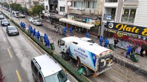 BAŞKAN ÇERÇİOĞLU’NDAN EFELER’DE ÇEVRE SEFERBERLİĞİ
