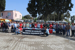 Söke Belediyesi İşçileri Yasta; “Temizlik işçilerini hor görmeyin”