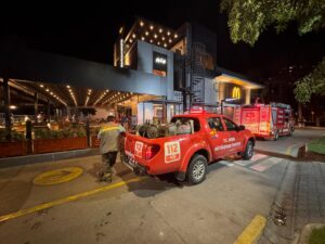 Mc Donald’s’da yangın paniği