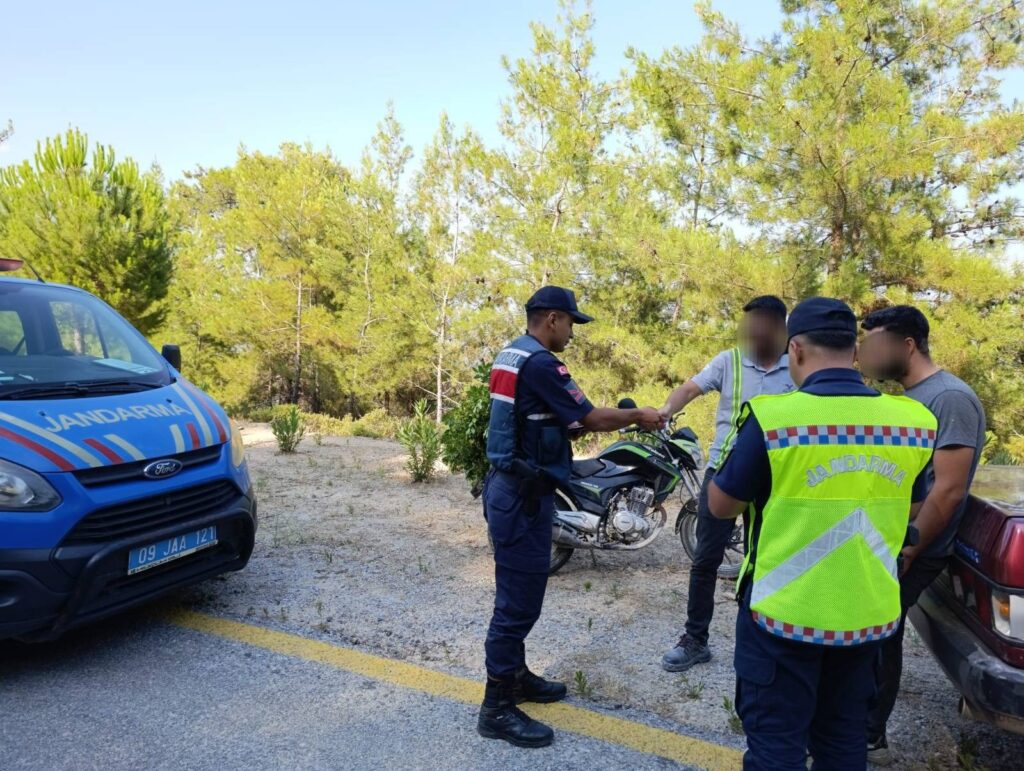 Çine’de jandarmadan sulak ve ormanlık alanlara sıkı denetim