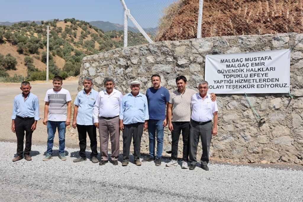 Sultanhisarlı muhtarlardan Başkan Çerçioğlu’na yol teşekkürü