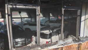 Pendik’te arazi yangını: Milyonluk sıfır araçlar son anda kurtarıldı