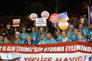 Sağlık-Sen’den 81 ilde ‘112′ dakikalık oturma eylemi