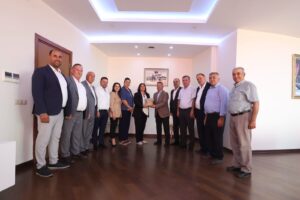 BAŞKAN ÇERÇİOĞLU’NA TÜRKİYE MUHTARLAR DERNEĞİ AYDIN ŞUBESİ’NDEN ZİYARET