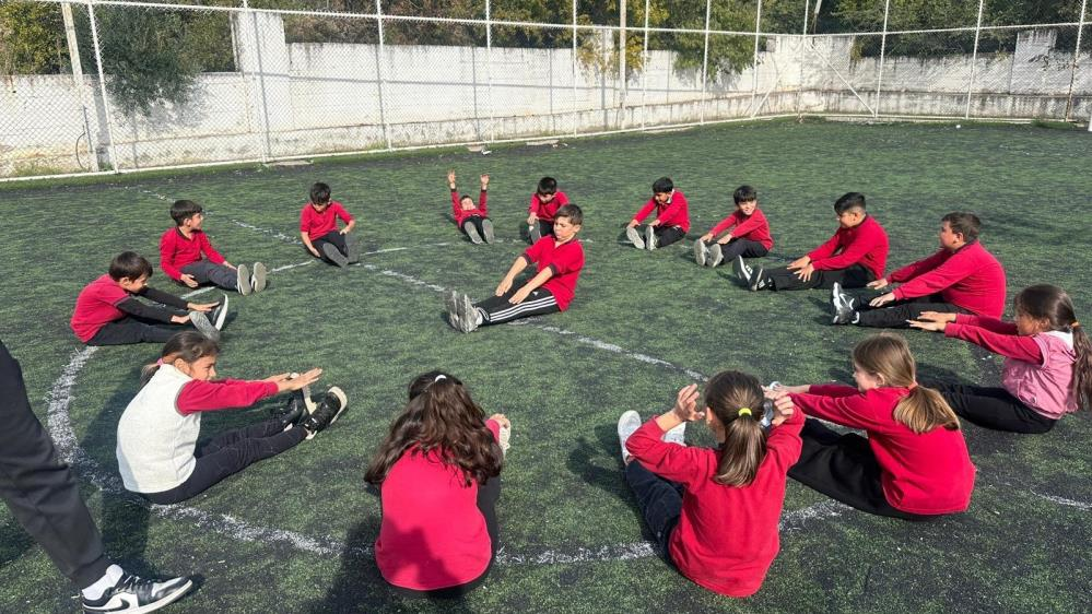 Aydın’da çocuklar güne sporla başlıyor