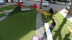 Söke Belediyesi’nin parklarda yenileme atağı devam ediyor