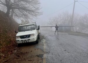 Sultanhisar’da ekipler yağış sonrası sahada