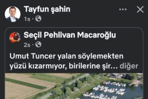 CHP Çine İlçe Başkanı, Umut Tuncer’i Eleştiren Paylaşımı Yeniden Duyurdu