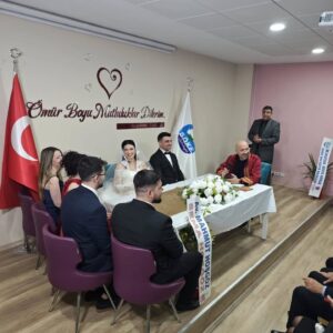 Başkan Arıkan Nikahlarını Kıydı: Sümeyye ve Oğuzhan Dünyaevine Girdi