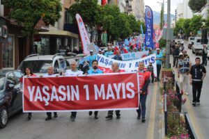 Aydın’da ‘işçiler’ için yürüdüler