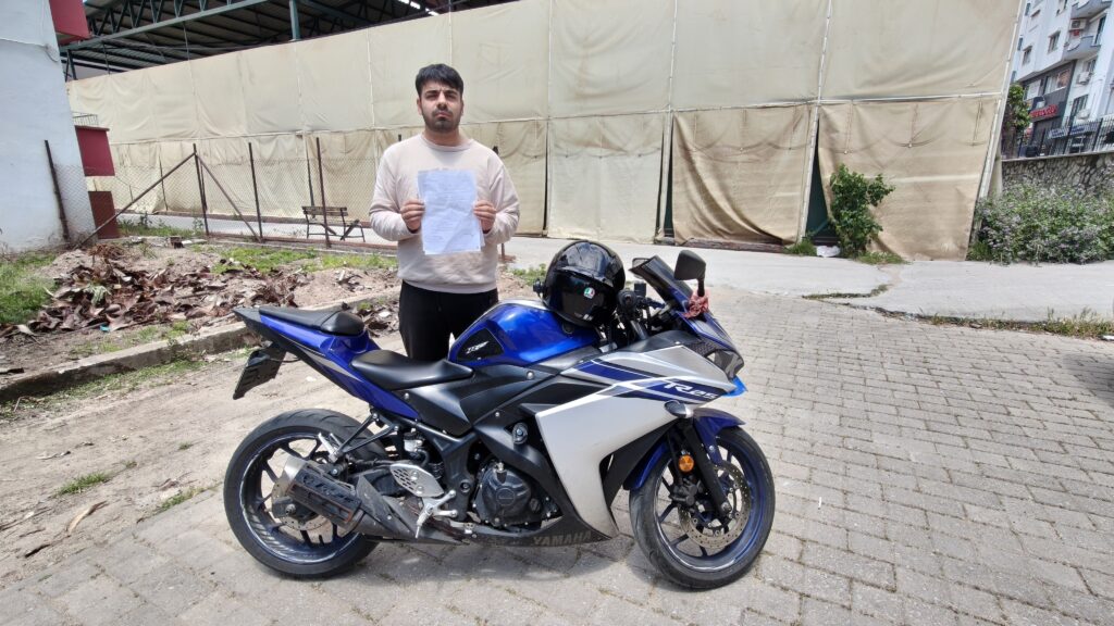 Motosikletini 5 dakika emanet etti, 200 bin TL ceza yedi