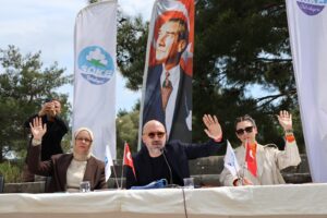 Söke’de tarihin kalbi Priene’de meclis toplantısı yapıldı