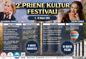 Hafta sonu kimselere söz vermeyin! 2. Priene Kültür Festivali 9-10 Mayıs’ta