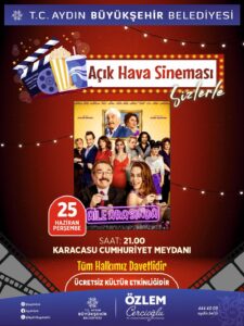 BAŞKAN ÇERÇİOĞLU KENTİN DÖRT BİR YANINDA VATANDAŞLARI AÇIK HAVA SİNEMASI ETKİNLİKLERİ İLE BULUŞTURACAK