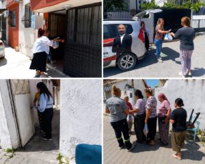 HAYIRSEVERLER İLE VATANDAŞLAR ARASINDA SÖKE BELEDİYESİ KÖPRÜ OLDU